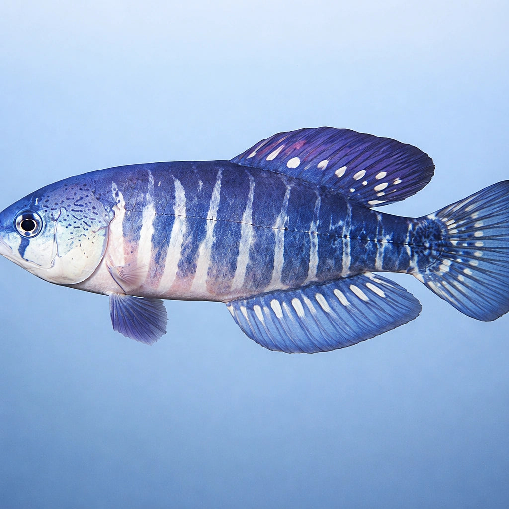 Variable Pearfish, Blue-Ban — tropical fish for sale UK — AI side clean view
