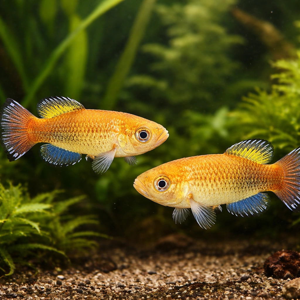 Venezuelan Killifish — tropical fish for sale UK — AI pair planted view