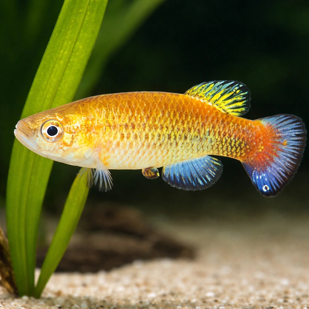 Venezuelan Killifish — tropical fish for sale UK — AI scale plant view