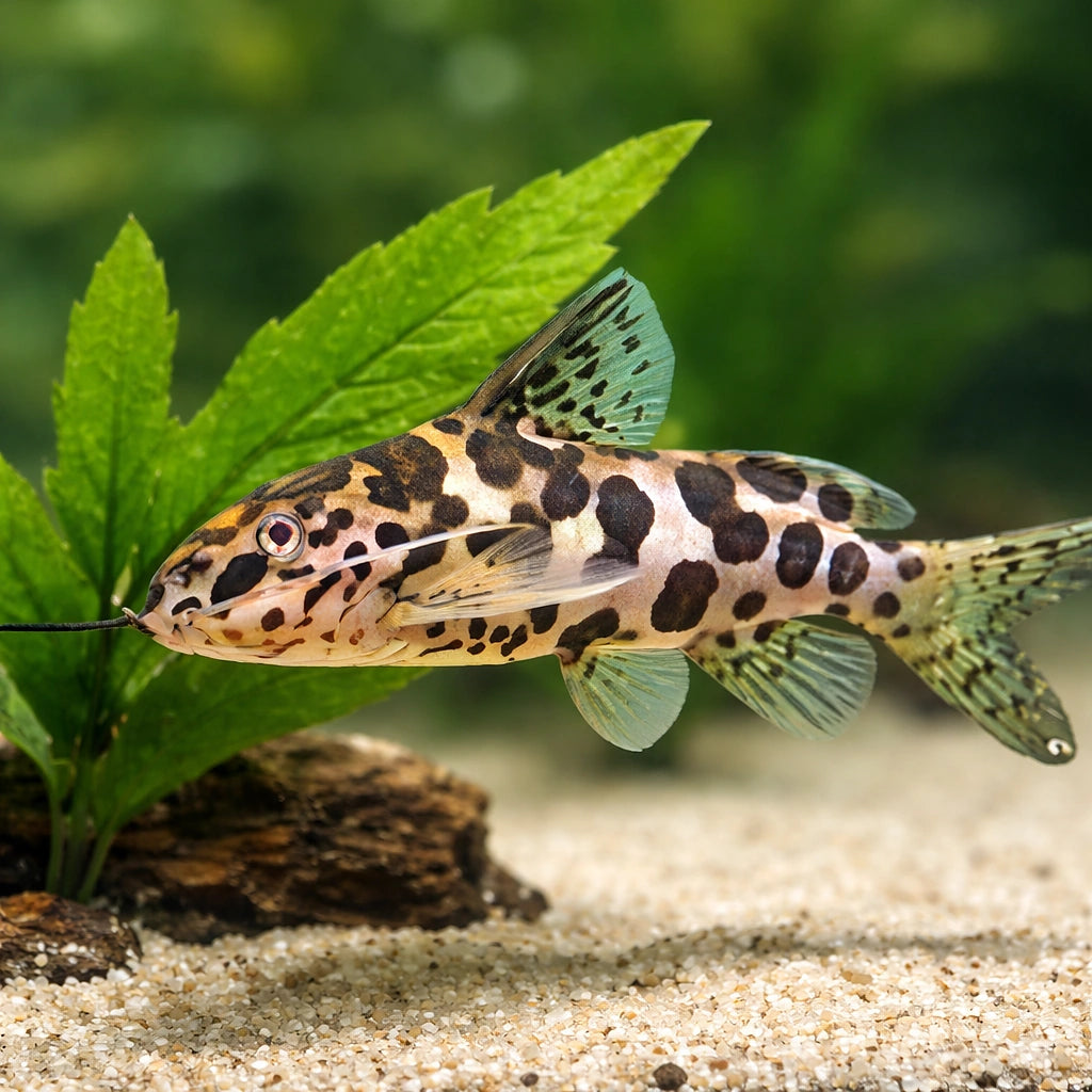 Vermiculated Synodontis — tropical fish for sale UK — AI scale plant view