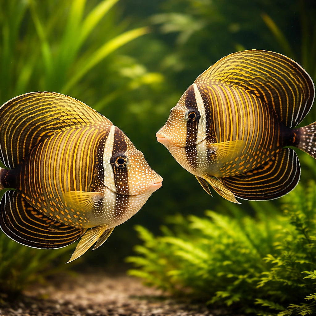 Vibrant Melanotenia Boesemani Red Fish for UK Aquarists — tropical fish for sale UK — AI pair planted view