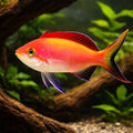 Vibrant Pseudanthias Dispar Fish for UK Aquariums — tropical fish for sale UK — AI hero driftwood view