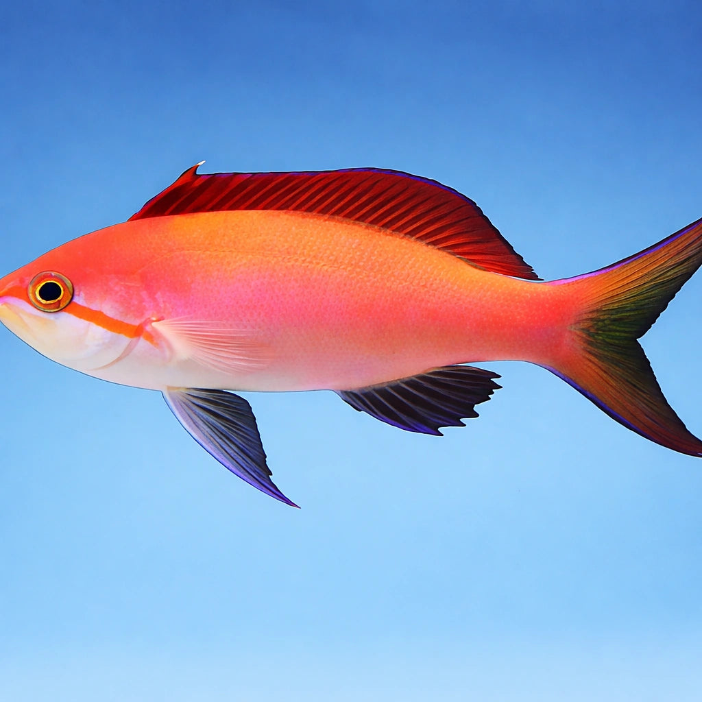 Vibrant Pseudanthias Dispar Fish for UK Aquariums — tropical fish for sale UK — AI side clean view