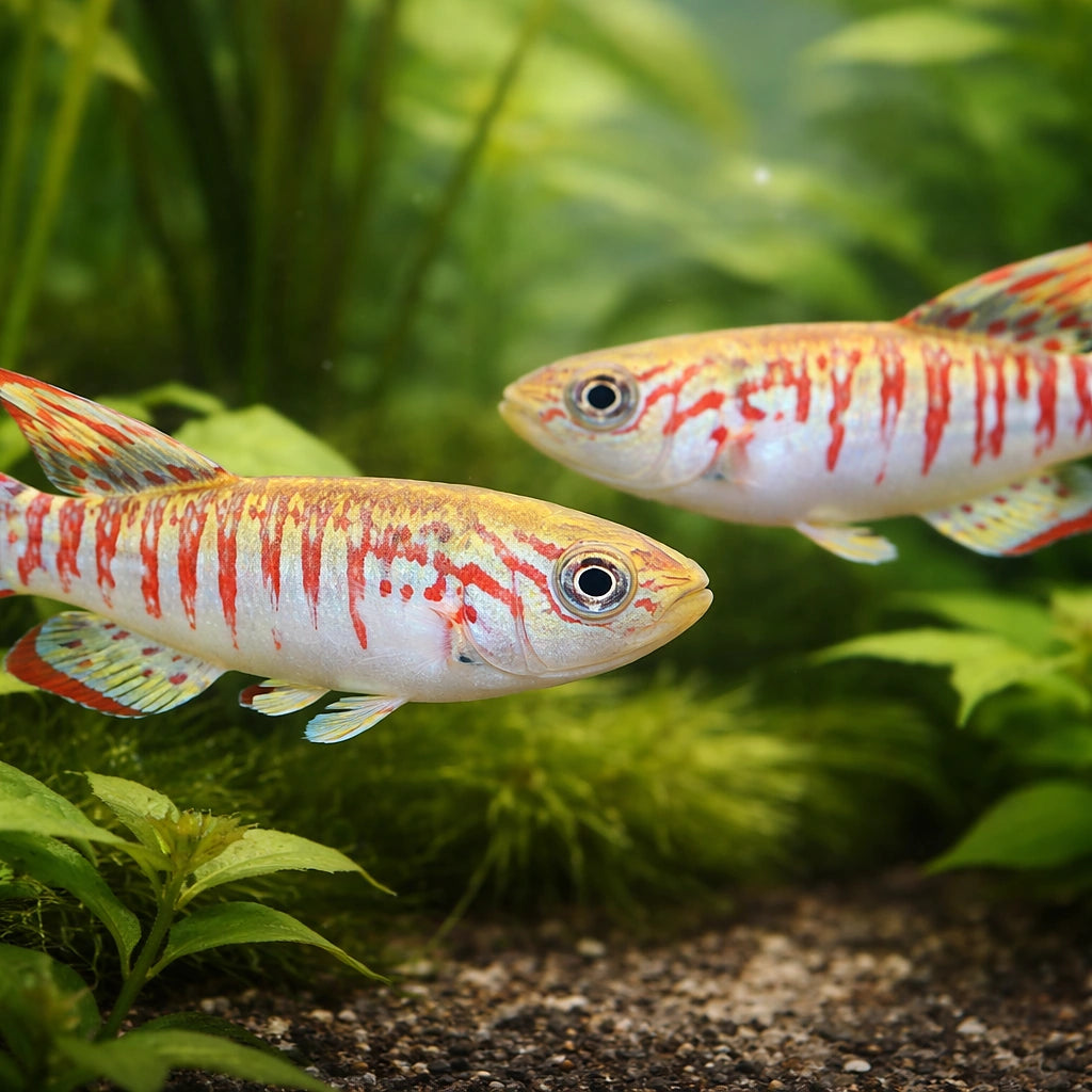 Walker's Killifish — tropical fish for sale UK — AI pair planted view