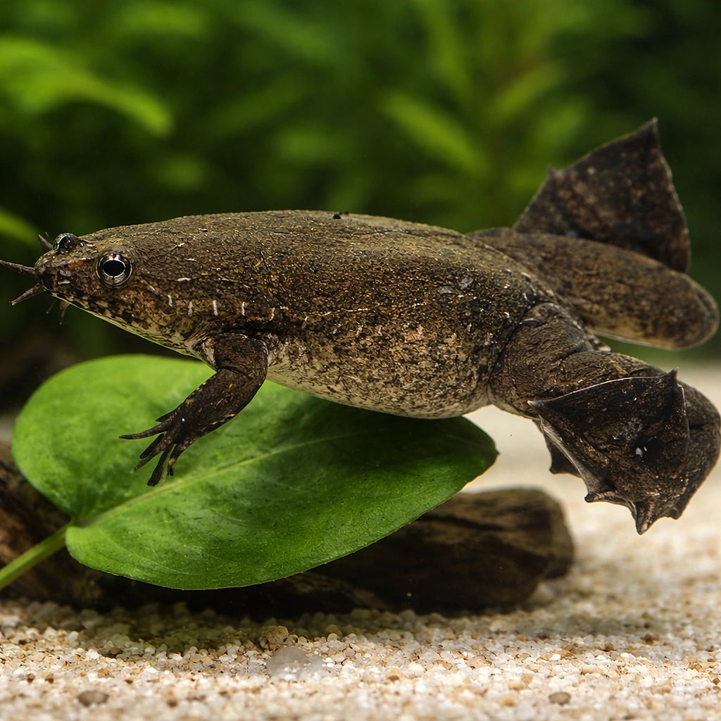 Western clawed frog — tropical fish for sale UK — AI scale plant view