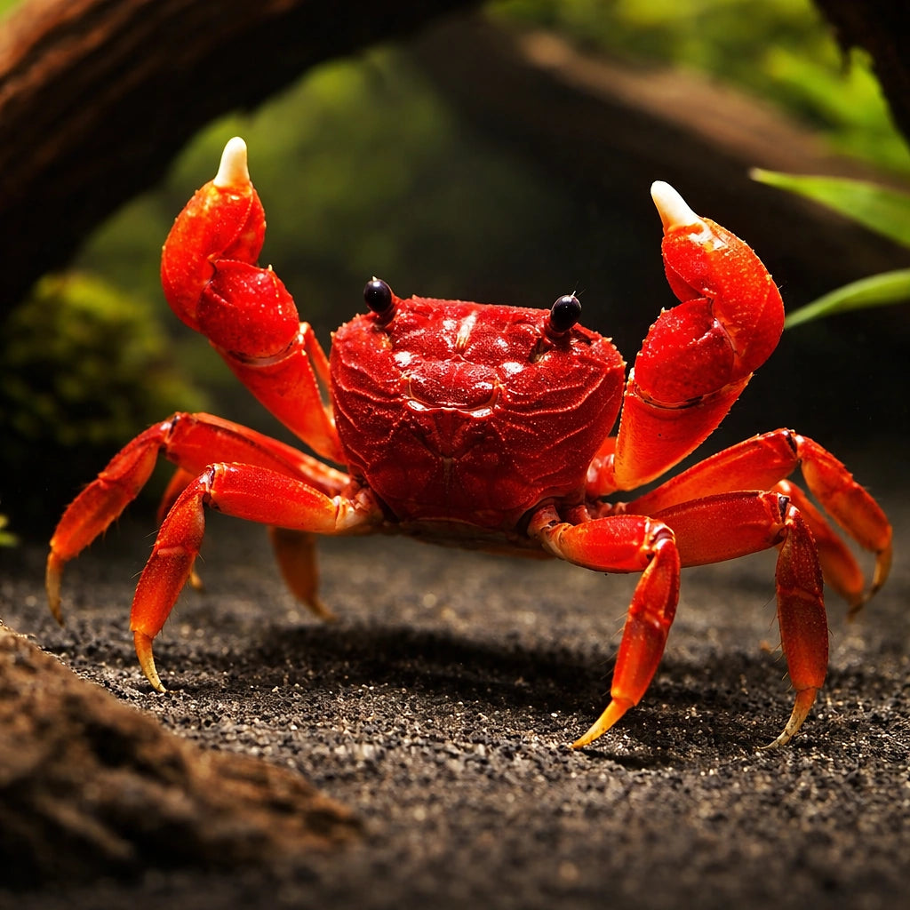 Wetland Crab — tropical fish for sale UK — AI hero driftwood view