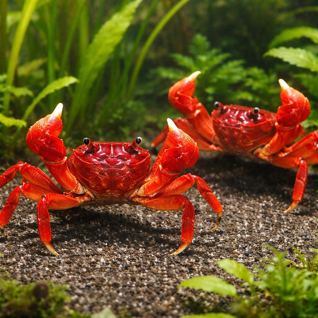 Wetland Crab — tropical fish for sale UK — AI pair planted view