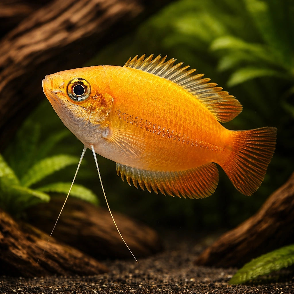 Gold Dwarf Gourami (Colisa sota) 2-3 cm - Tropical Fish Co