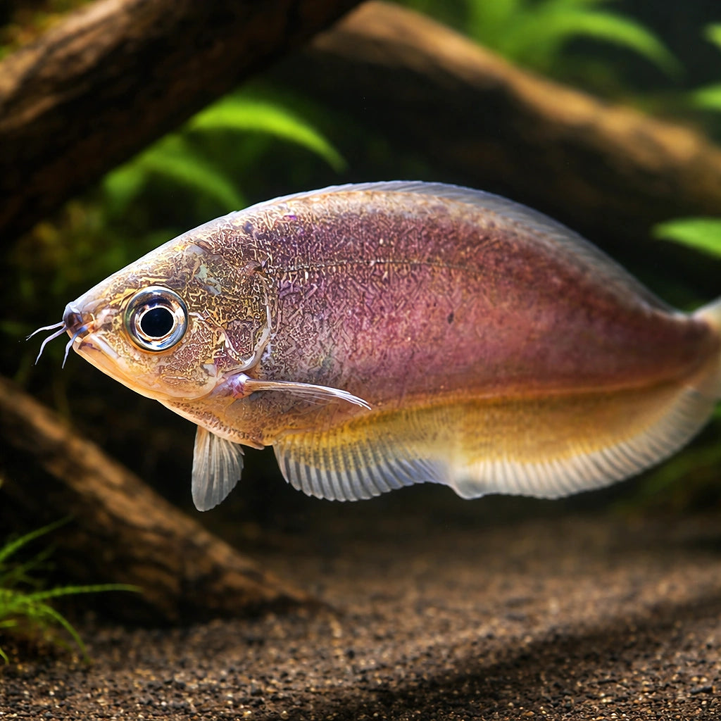 Xenomystus nigri — tropical fish for sale UK — AI hero driftwood view