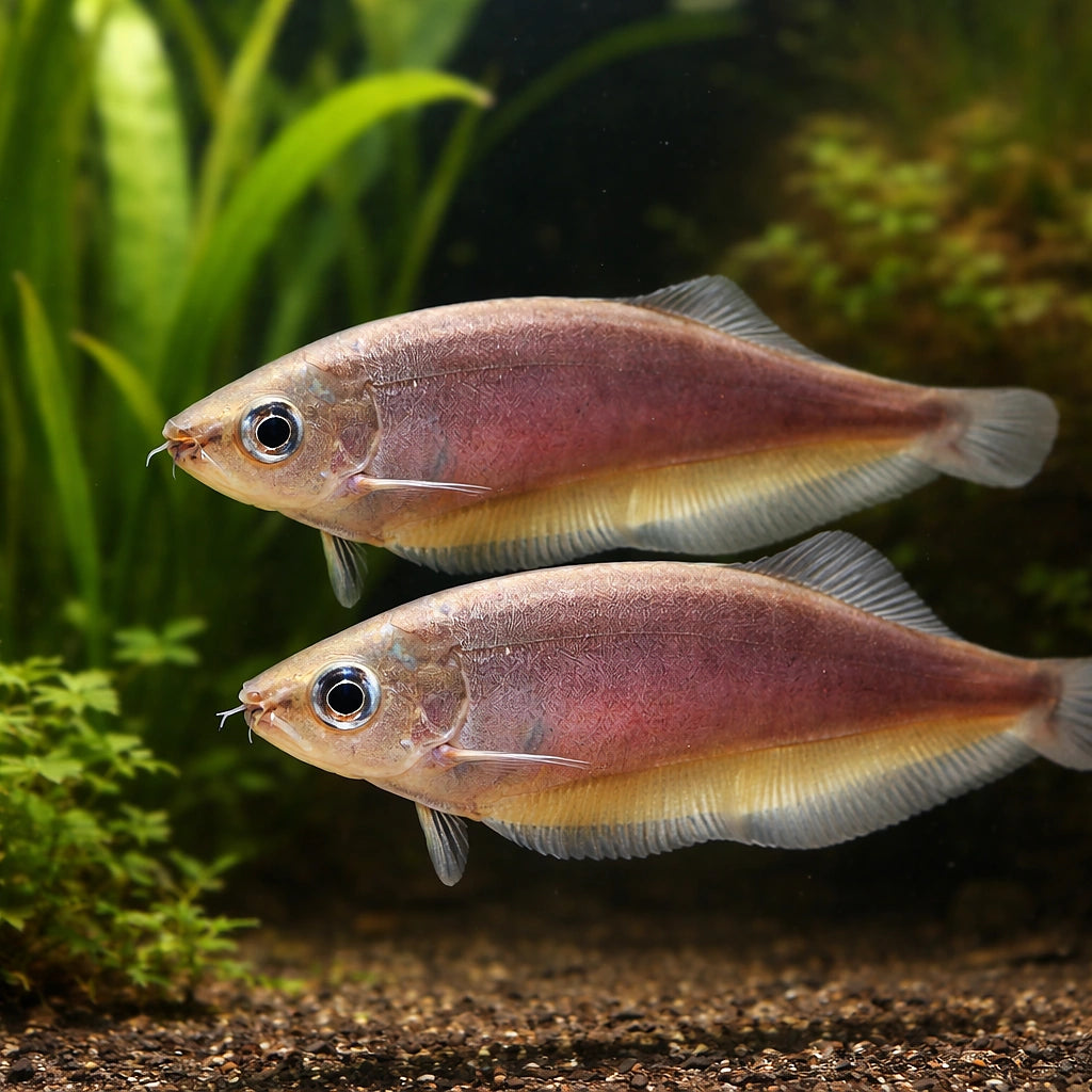 Xenomystus nigri — tropical fish for sale UK — AI pair planted view