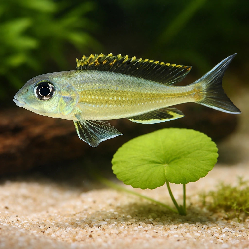 Xenotilapia ornatipinis 4 - — tropical fish for sale UK — AI scale plant view
