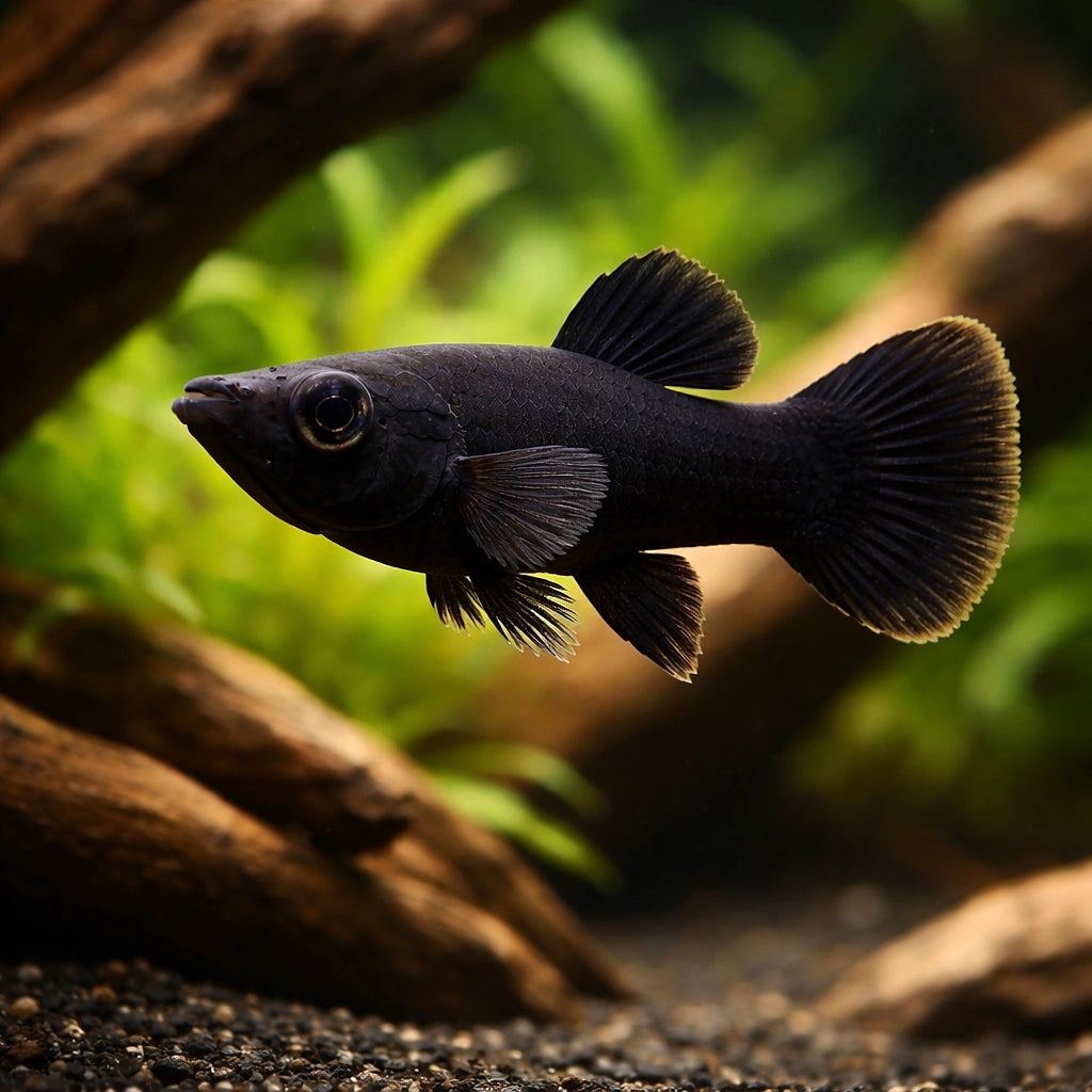 Xiphophorus Maculatus — Molly for sale UK — AI hero driftwood view