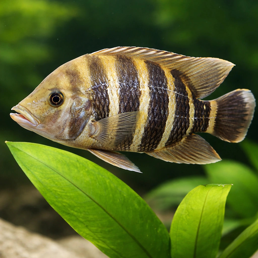 Zebra Tilapia — tropical fish for sale UK — AI scale plant view