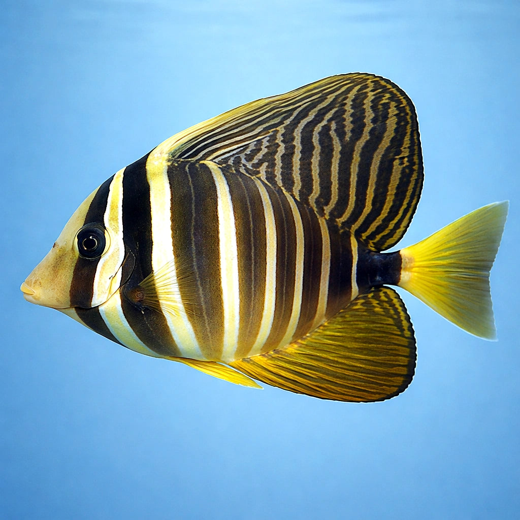 Zebrasoma Veliferum Surgeon Fish for UK Aquariums — tropical fish for sale UK — AI side clean view